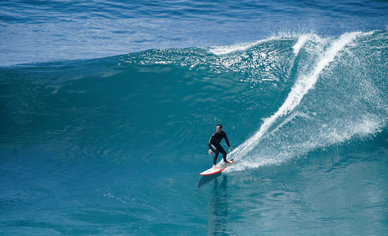 Surfing at Comporta Beach