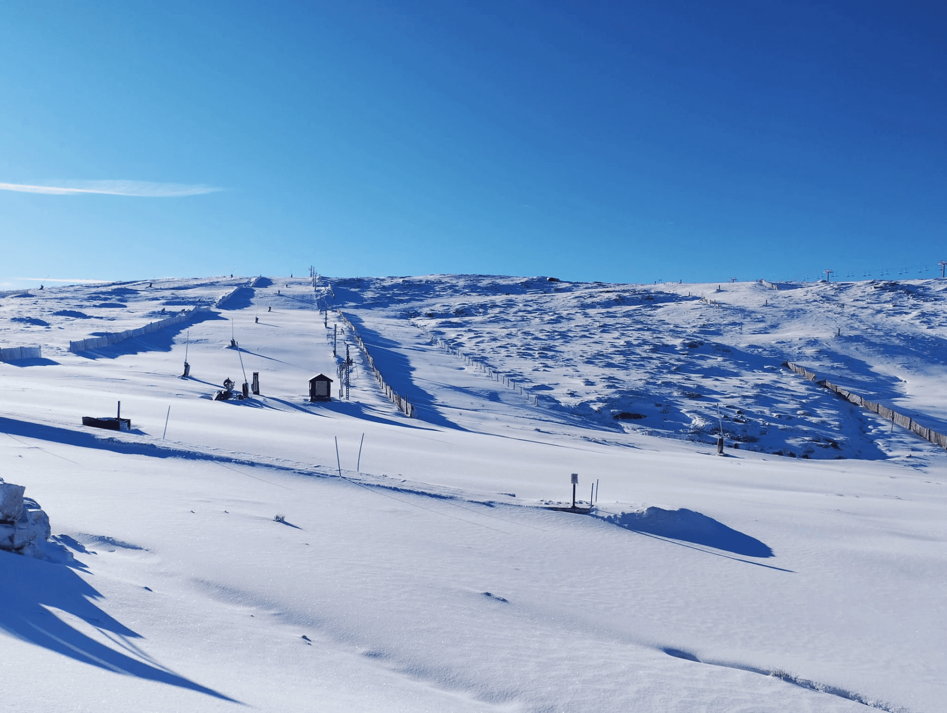 Skiing in Serra da Estrela